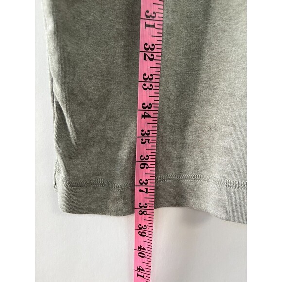 Lauren Ralph Lauren Sz L Stretch Knit Collar Dress Wood Leather Toggle Preppy - Picture 6 of 10